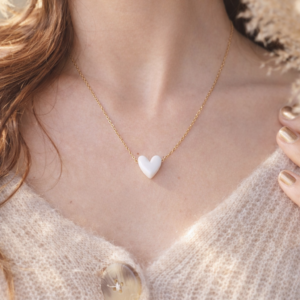 Collier Mia  Blanc