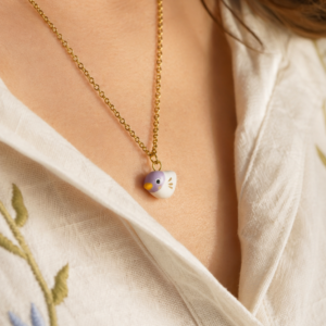 Collier Oiseau Figue