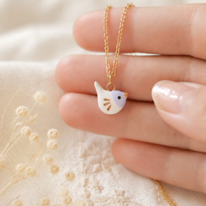 Collier Oiseau Myrtille